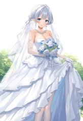 ウエディングドレスの可愛い女の子100枚 [AIグラビア販売所]