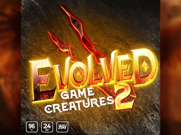 【効果音素材】Evolved Game Creatures 2 Sound Effects Pack [WOW Sound]