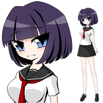 素材a0夏セーラー服 [GAMEのむらかみ]