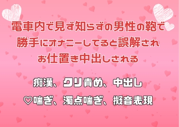 電車内で見ず知らずの男性の鞄で勝手にオナニーしてると誤解されお仕置き中出しされる [アサ]