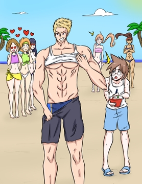 ナンパの失敗 (ビーチ版) [Mickey Busting]