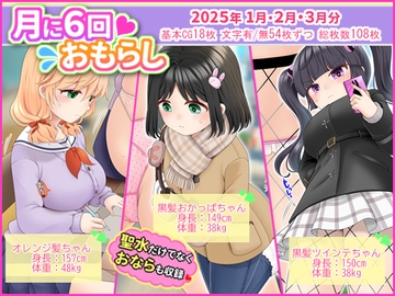 月に6回おもらし～2025年1月2月3月～ [mikkyway]