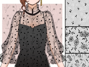 チュールレース集8 6種 [みずの ゆめ屋]