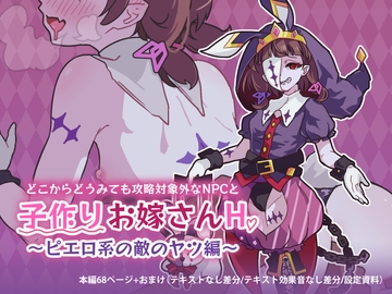 どこからどうみても攻略対象外なNPCと子作りお嫁さんH～ピエロ系の敵のヤツ編～ [つちのこしぐれ]