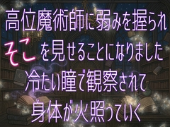 高位魔術師に弱みを握られそこを見せることになりました 冷たい瞳で観察されて身体が火照っていく [桜結び]