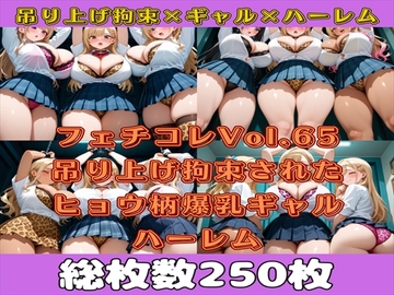 フェチコレVol.65 吊り上げ拘束されたヒョウ柄爆乳ギャルハーレム【総枚数250枚】 [満点星]