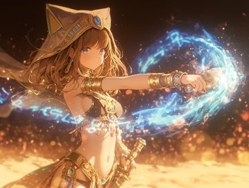 バステトの微笑 ～古代エジプト猫の女神たち～(イラスト集) [Ririko Amagami]