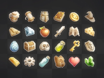 ドット絵アイコン集～RPG～ [Cainos]