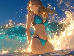 夏色メモリー ～水着の女の子と休日の海～ [甘噛凛々子]
