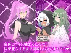 変身ヒロイン捕まえたので快楽堕ちするまで調教しちゃいま〜す3 [けーえぬべーす]