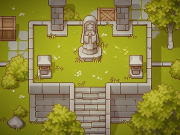 ドット絵のトップダウン素材集～基本セット～ [Cainos]