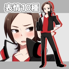 立ち絵素材 - 学生(表情10種) [かみゅラボ]