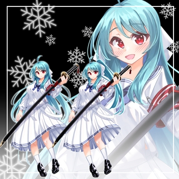 学生剣士1 立ち絵19 [水の木]