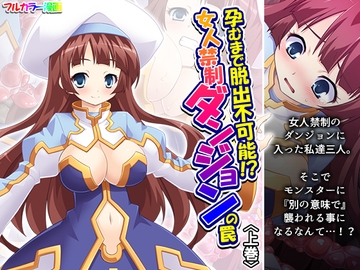 孕むまで脱出不可能！?女人禁制ダンジョンの罠 上巻 [あまからや]