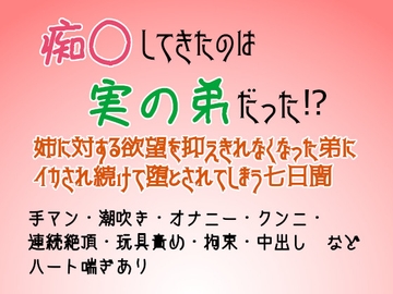 痴◯してきたのは実は弟だった!? 姉に対する欲望を抑えきれなくなった弟にイカされ続けて堕とされてしまう七日間 [ゐおう書房]