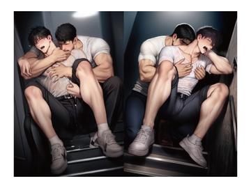 【ノンケ強○掘られ堕ち】喉もケツもバキ鳴きすぎて、階段がヌれたね-こっちの世界にようこそ- [お尻屋本舗]