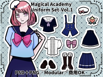 Magical Academy Uniform Set – Vol.1 [Studio chacana]