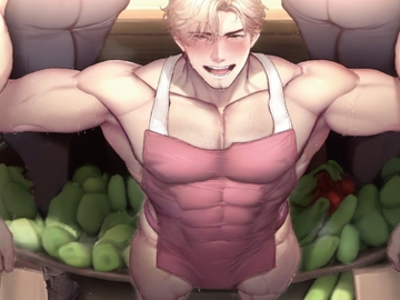 【ボイスドラマ/KU100】ガチムチ八百屋、媚薬トマトで逆レされる──ノンケの腹の中で、俺のケツが鳴った。ノンケ客、覚醒。俺の肛門、覚悟完了。 [にゃんこレコーズ]