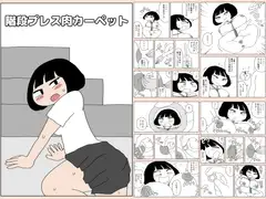 階段プレス肉カーペット