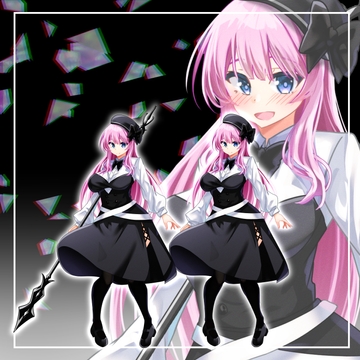 槍使いの少女 立ち絵21 [水の木]