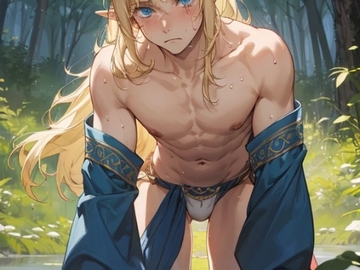 やんごとなきエルフの王子はグロい魔物に凌○されるのを大変、お気に召したらしい [ダラナ]