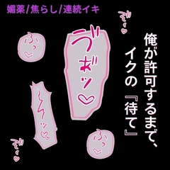 【焦らし/媚薬/連続イキ】イクの"待て"～発情した雌犬まんこに調教挿入～ [よるてぃの欲求]