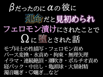 βだったのにαの彼の運命だと見初められフェロモン漬けにされたことでΩに堕とされた話 [歪んだ愛の標本箱]