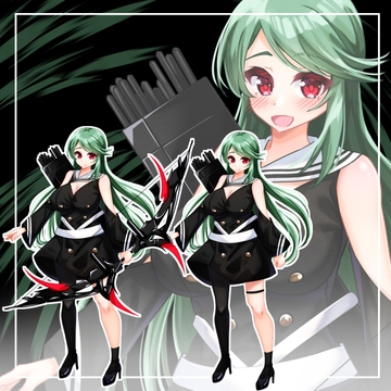 弓使いの少女 立ち絵25 [水の木]