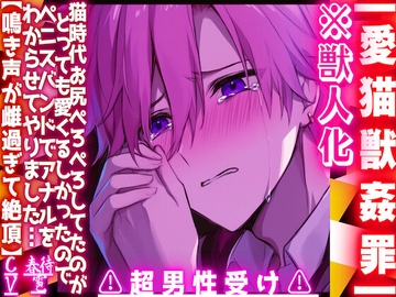 |ꨄ|愛猫獣○罪|ꨄ|※獣人化⚠︎超男性受け⚠︎猫時代お尻ぺろぺろしてたのが愛くるしかったのでペニスバンドでアナルをわからせてやりました【鳴き声が雌過ぎて絶頂】 [sadistic|M]