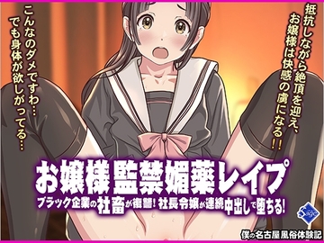 お嬢様監禁媚薬レ○プ-ブラック企業の社畜が復讐！社長令嬢が連続中出しで堕ちる！- [Sage]