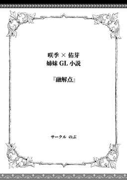咲季×佑芽 アイドル姉妹百合えっち小説 [のぶ]