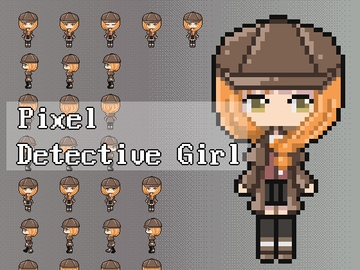Pixel Detective Girl Sheet [MS_Studio]