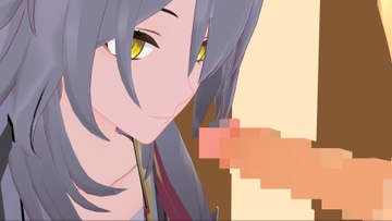 崩〇スターレ〇ル 主人公 口内射精MMD [たべごろたいむ]