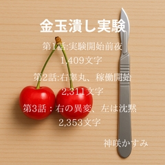 金玉潰し実験 第3話:右の異変、左は沈黙 (1話、2話はサンプル収録) [かすみ部屋]