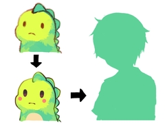 【3コマ漫画】ビフォー→  アフター→ ??? [勤儉的恐龍]