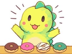 【4コマ漫画】収入ゼロの僕は最終的にドーナツ屋に転職するハメになった件。 [勤儉的恐龍]