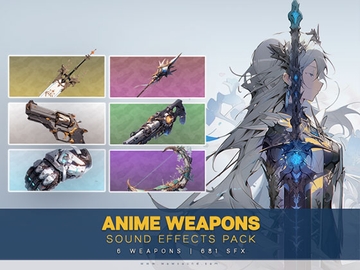 【効果音素材】Anime Weapon Sound Effects Pack [WOW Sound]