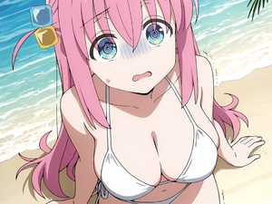 水着でおねショタ 「ぼっち・◯・ろっく! ぼっちちゃん」 [sarabure]