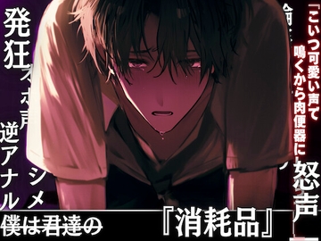 新シリーズ【可愛い声で鳴くから肉便器にしようぜ___】【教室イジメ✖︎複数乱行】僕は君達に輪○されるだけの『消耗品』__※怒声発狂オホ声逆アナル※潮吹き水音多め [sadistic|M]