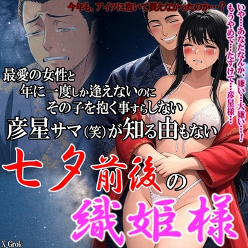 【七夕音声】究極の寝取り！最愛の女性と一年に一度しか逢えないのにその子を抱く事すら”しない”彦星サマが知る由もない七夕前後の織姫様 [紳士な変態]