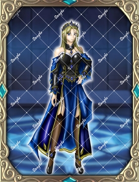 【ファンタジー/RPG向け】高貴な魔法使い/女王風 女性立ち絵素材(表情8種) [MEIさんのRPG]