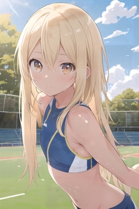 金髪運動少女イラスト集 [AIイラスト袋]