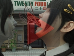 [インタラクティブマイクロフィルム] 寄生ハザード呪い:東京の美しい女の子・第1部【マイノリティアート・ゴ支援アリガトウゴザイマス】 [ADS3D]