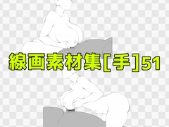 線画素材集[手]51 [ART111]