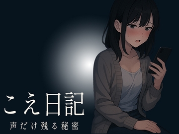 【こえ日記】ひとりきりの部屋で始まった何気ない録音が時間とともに乱れ抑え込んでいた声と理性が少しずつ剥がれていく秘密の音声 [生牡蠣P]