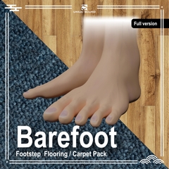 裸足の足音効果音素材集 -Slipper Footstep Flooring/Carpet Pack [UNKAI SOUND]