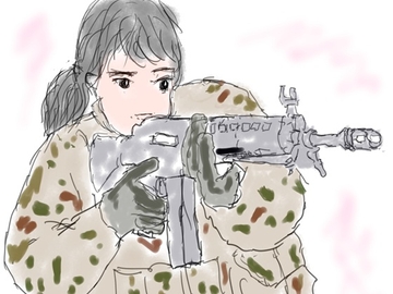 戦え女性自衛官 捕まったら性奴○ [ひぐらしなく]