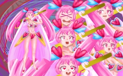 立ち絵素材10ビキニアーマー4ハート型 [イレイザー]