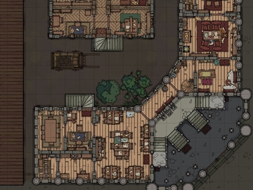 TRPG建築マップ素材集II [Clark & Company]