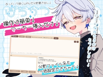 WAVを一括で分割保存「ぽちかつ」 [スターリット工房]
